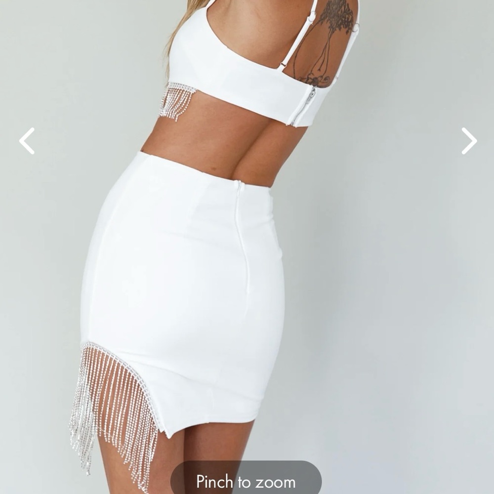 White Mini Skirt